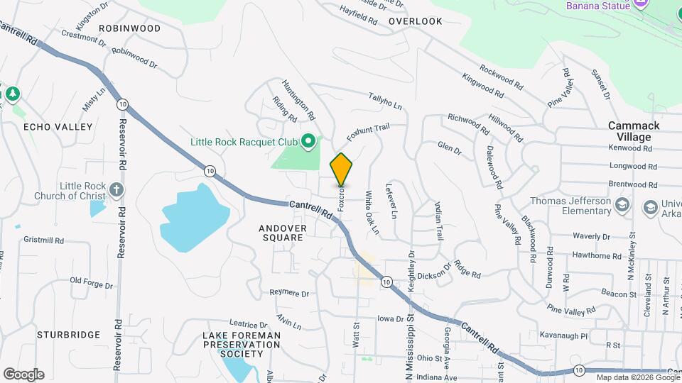 2824 Foxcroft Rd Map and Location Details