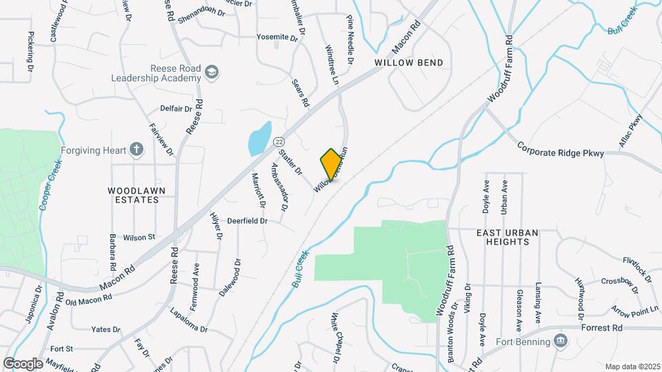 3522 Willow Bend Run Map and Location Details