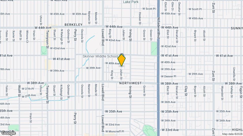 3948 Julian St, Unit B Mapa y Detalles de la Ubicación