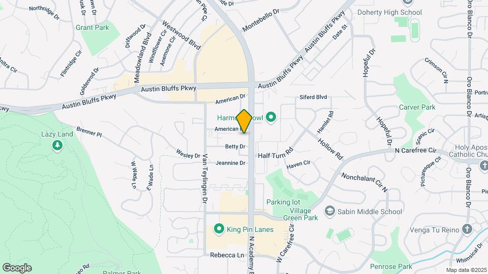 3880 N Academy Blvd Map and Location Details