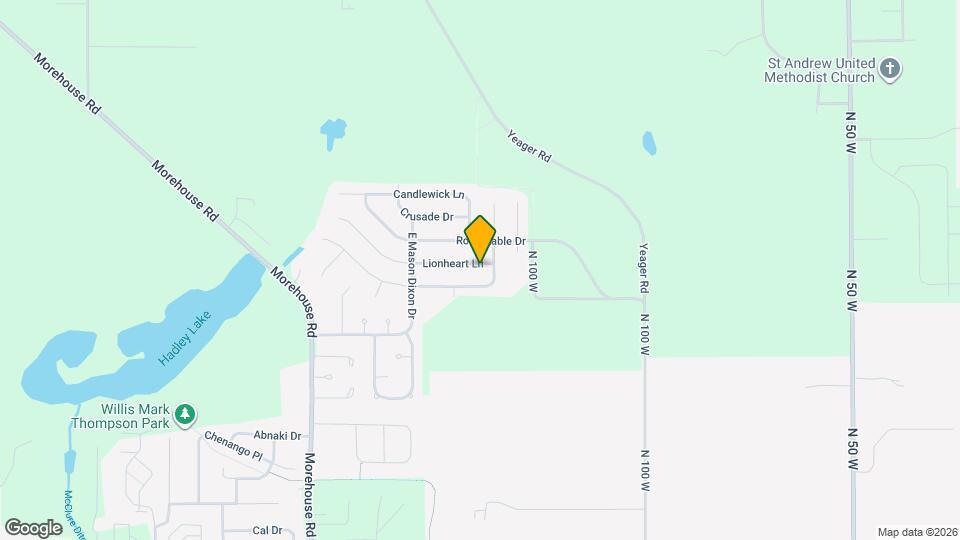 1313 Lionheart Ln Map and Location Details