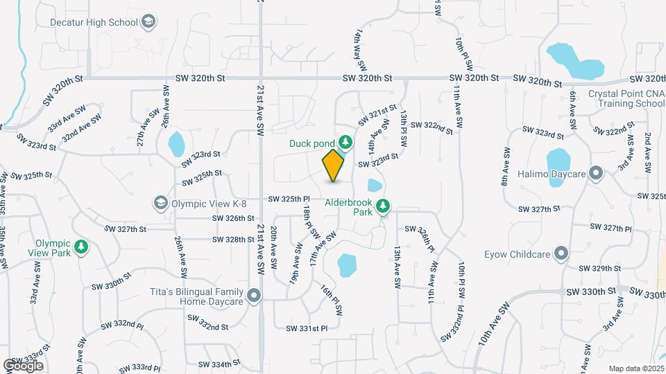 1617 SW 324th Pl Map and Location Details