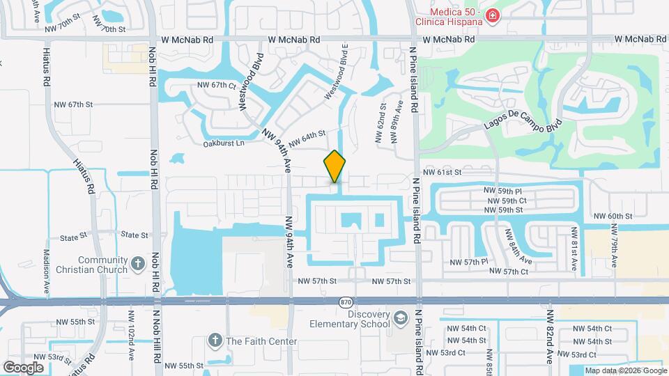 6016 NW 91st Way Mapa y Detalles de la Ubicación