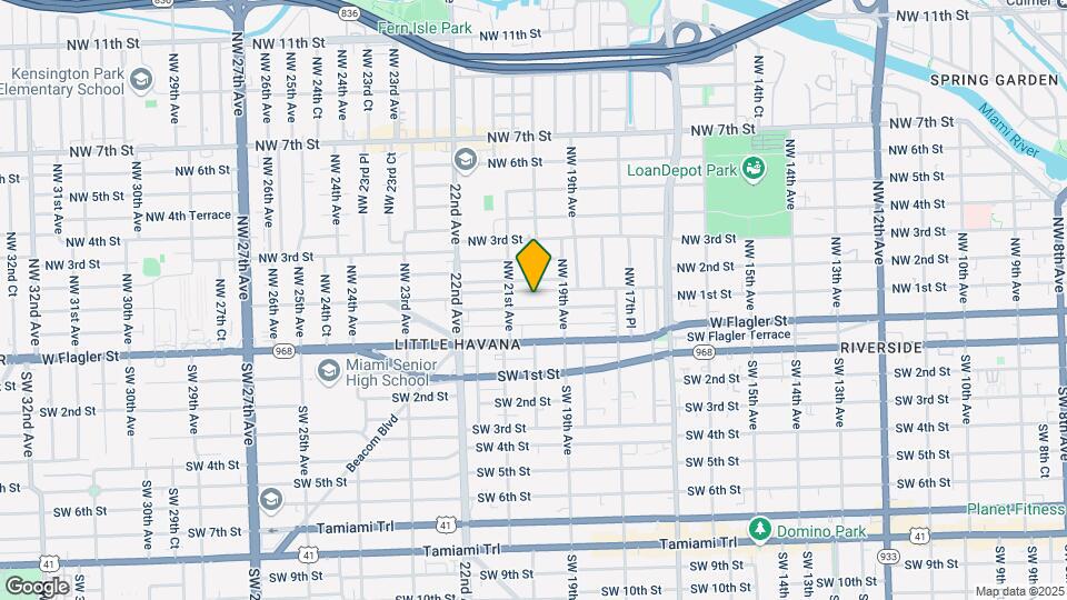 2001 NW Flagler Ter Map and Location Details