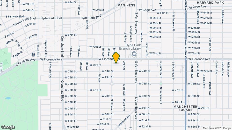 2614 W 73rd St Map and Location Details