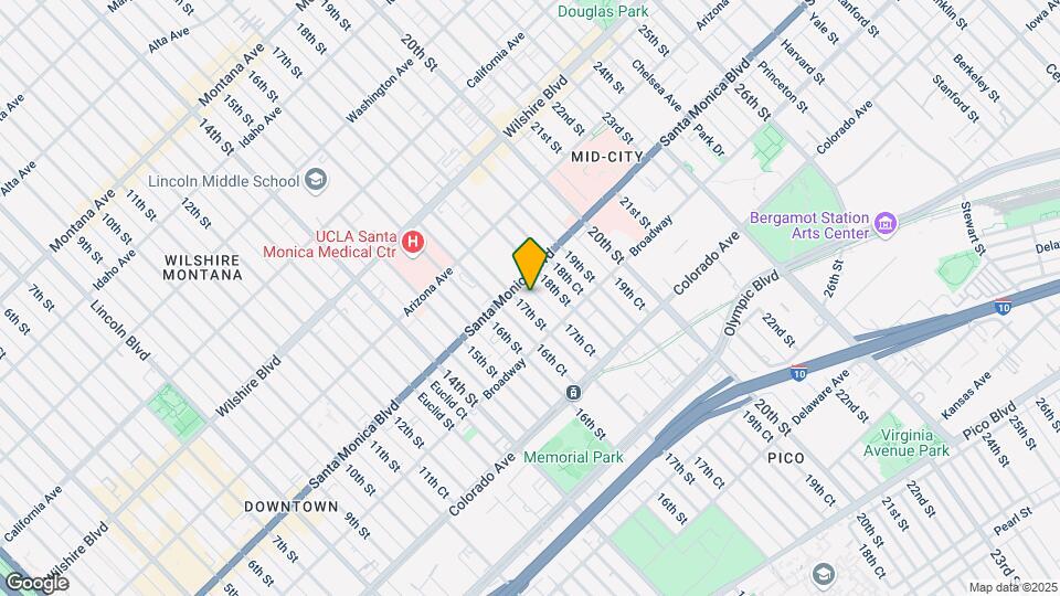1417 17th St Map and Location Details