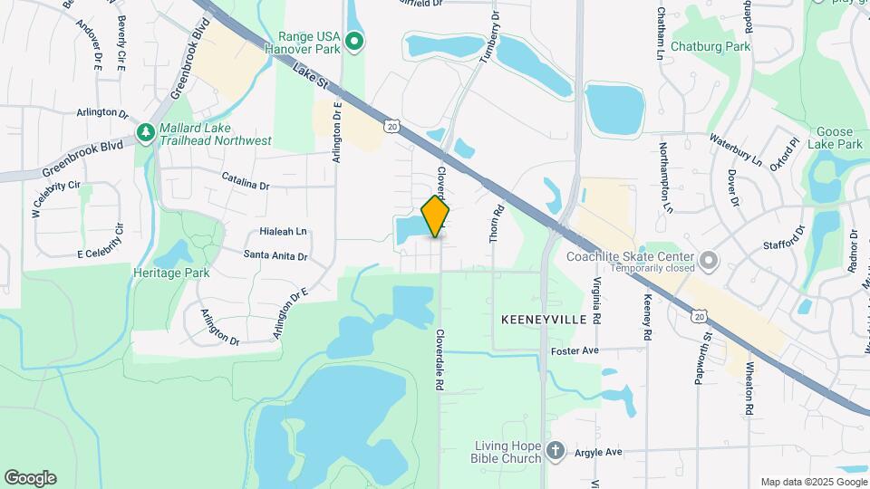 5424 Cloverdale Rd Map and Location Details