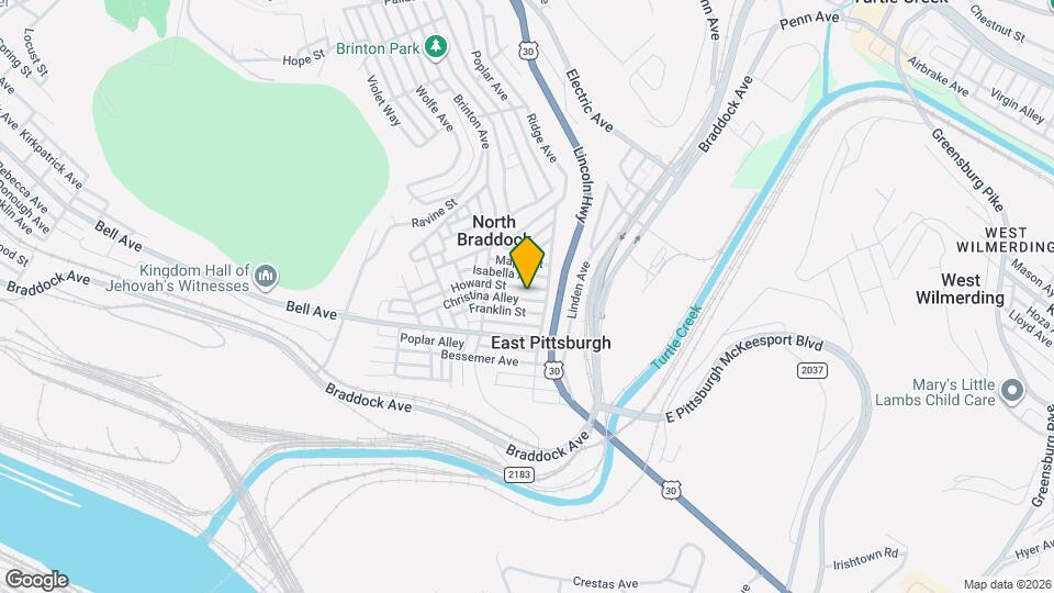 534 Howard St Map and Location Details