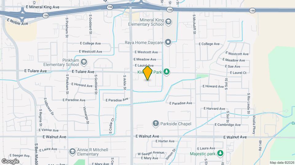 1361 S Palm St Mapa y Detalles de la Ubicación