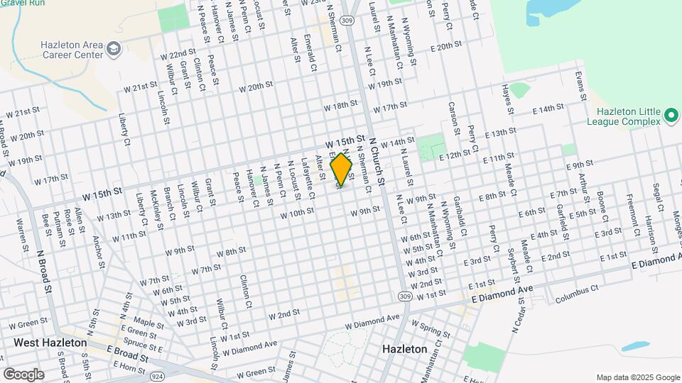 319 W 11th St, Unit 319 half Map and Location Details