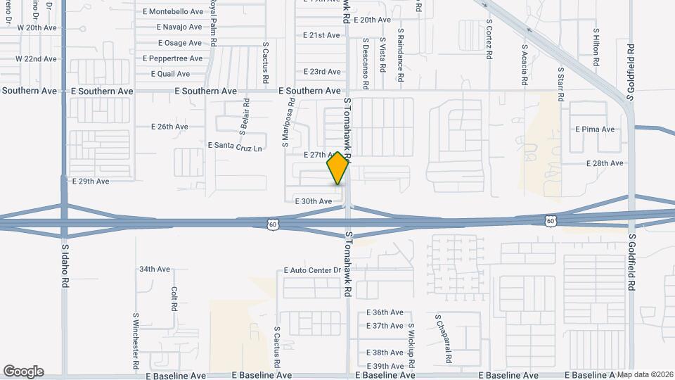 1535 E 29th Ave, Unit 3 Mapa y Detalles de la Ubicación