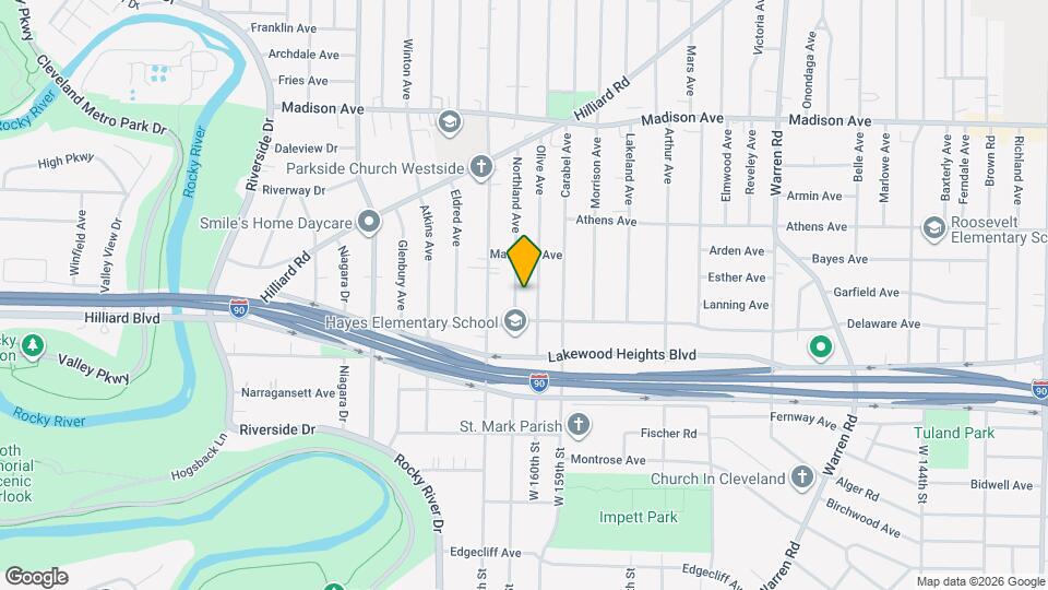 2243 Northland Ave Map and Location Details