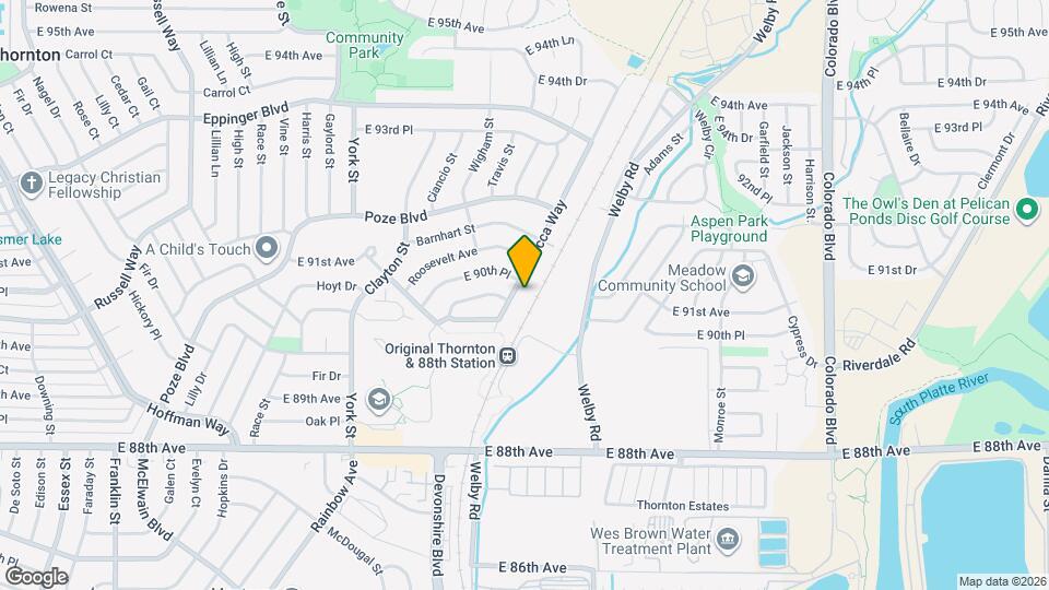 9040 Yucca Way Map and Location Details