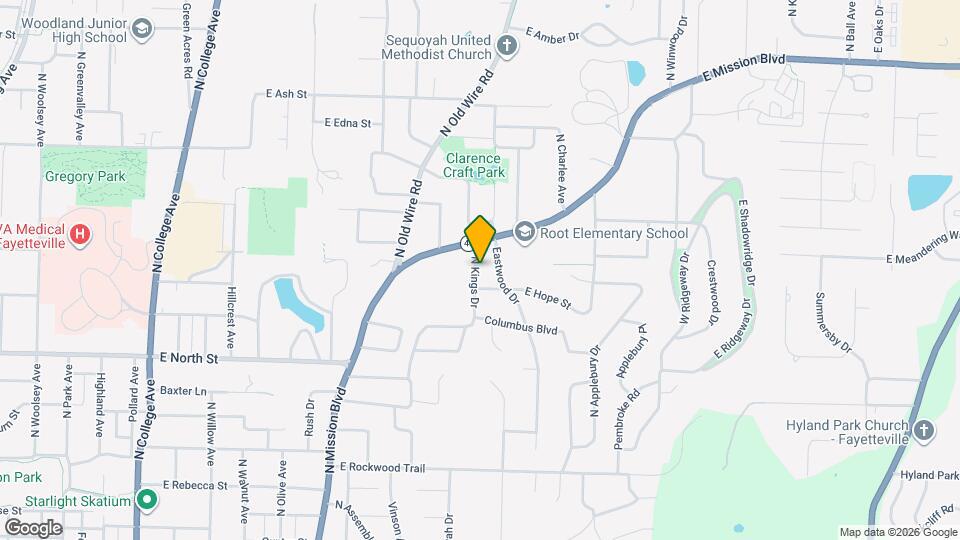 1350 N Kings Dr Map and Location Details