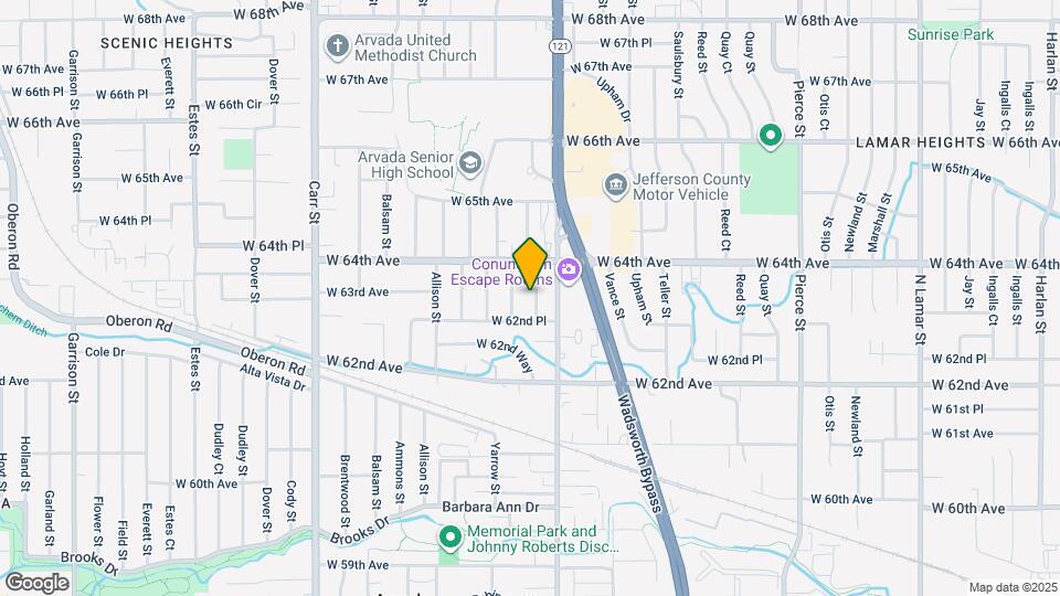 6285 Yukon St Map and Location Details