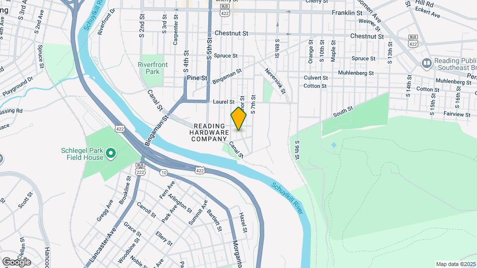 614 Minor St Map and Location Details