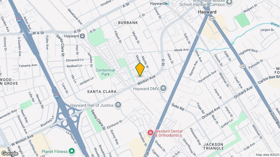 1235 George Cir Map and Location Details