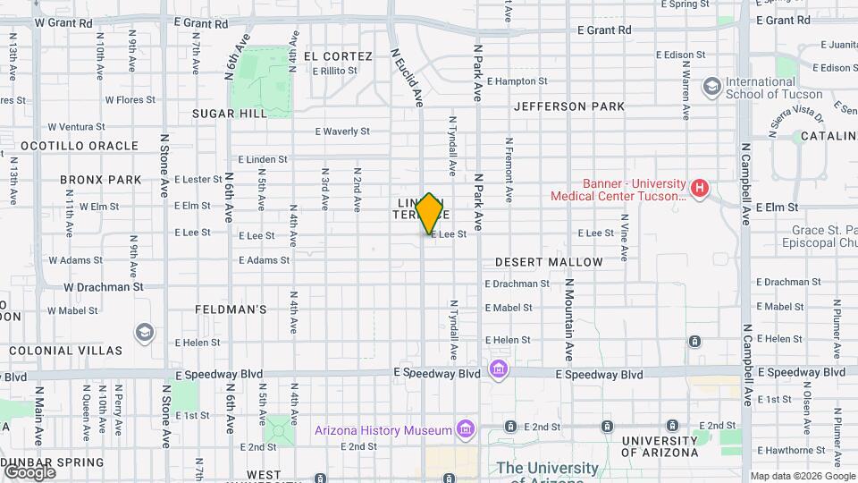 Euclid-Lee Apartments Mapa y Detalles de la Ubicación
