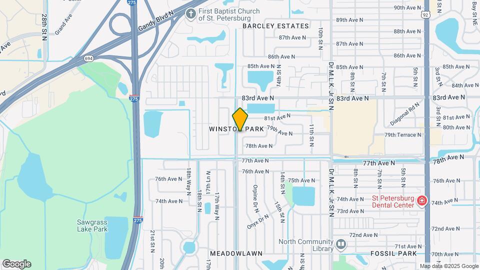 7864 15th Way N Map and Location Details