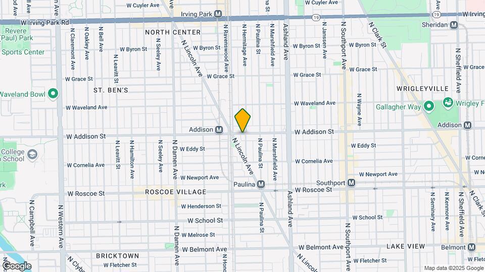 3554 N Hermitage Ave Mapa y Detalles de la Ubicación