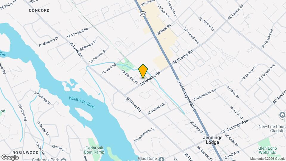 3933 SE Roethe Rd Map and Location Details