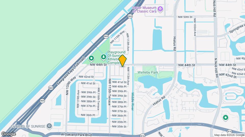 4343 NW 113th Ter Map and Location Details