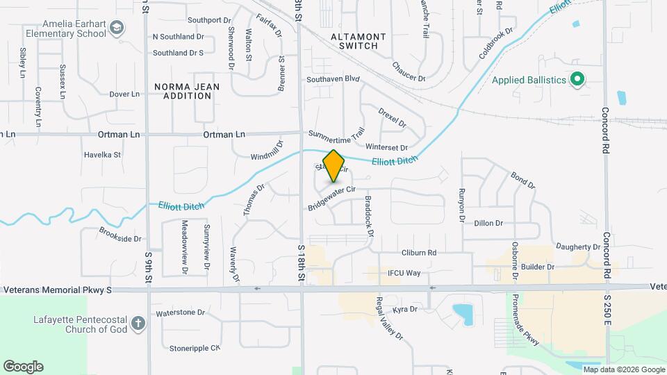 1913 Chamberlin Dr Map and Location Details