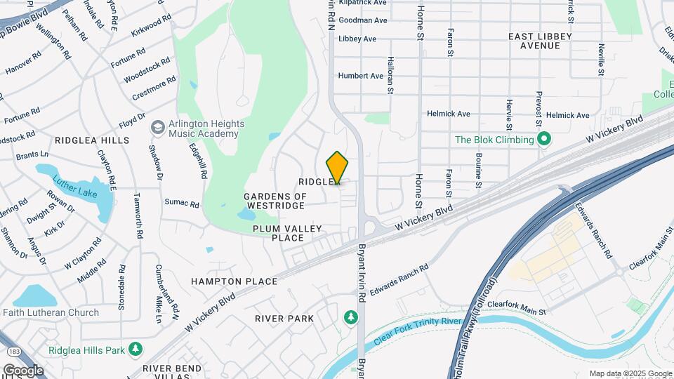 4912 Ridglea Ln Map and Location Details