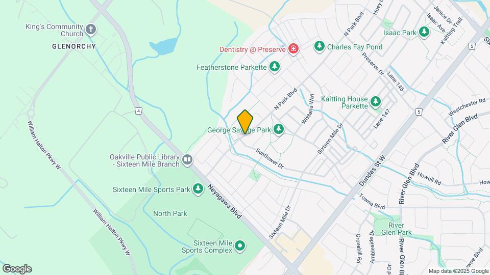 450 N Park Blvd Map and Location Details