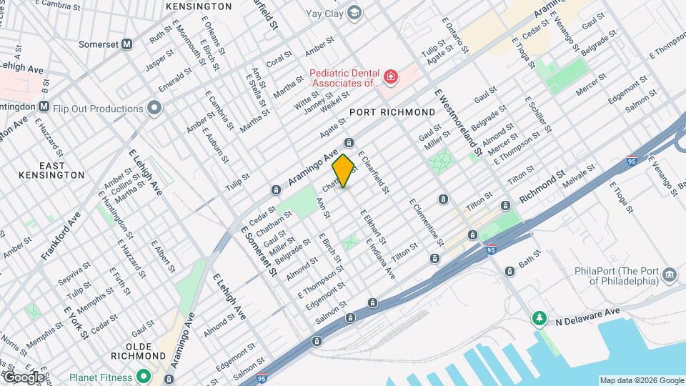 3009 Gaul St Map and Location Details