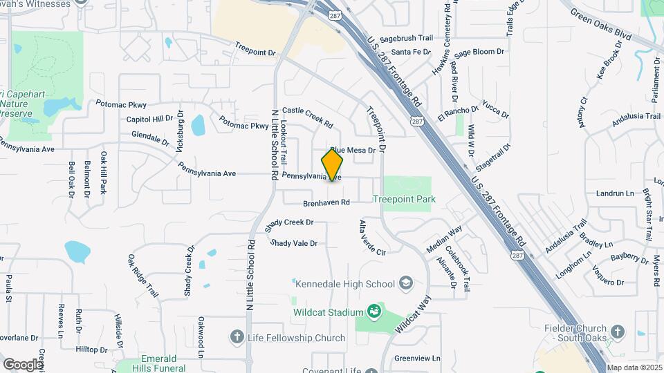 5501 Leffler Ln Map and Location Details