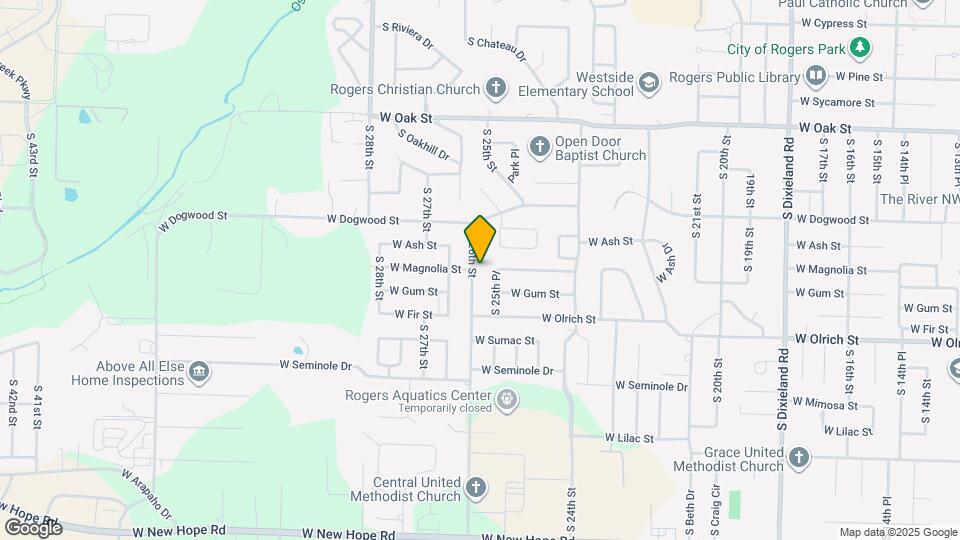 1105 S 26th St Map and Location Details