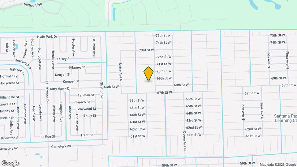 3406 68th St W Map and Location Details