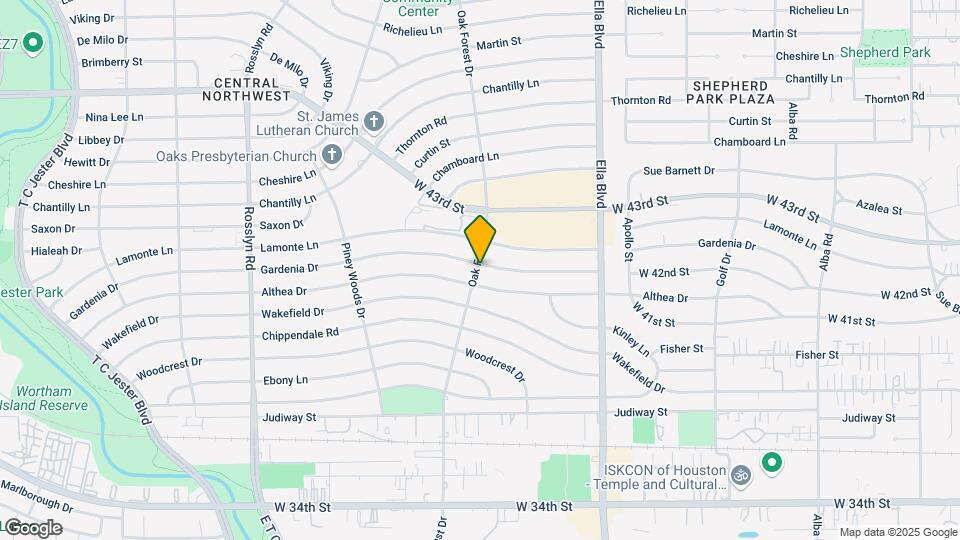 1355 Gardenia Dr Map and Location Details