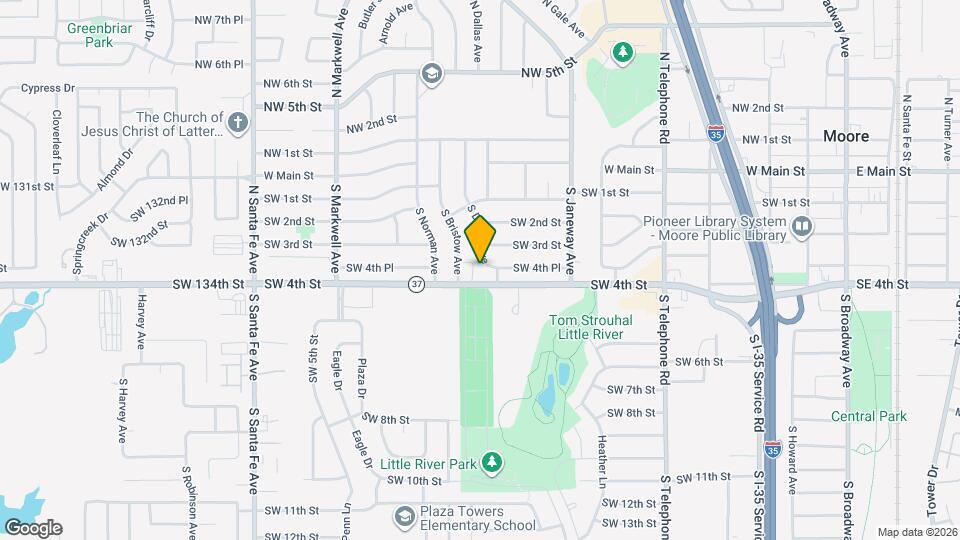 425 S Dallas Ave Map and Location Details