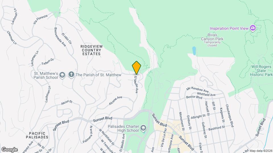 1120 El Medio Ave Map and Location Details