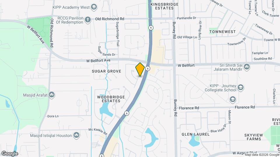 10703 White Bridge Ln Map and Location Details