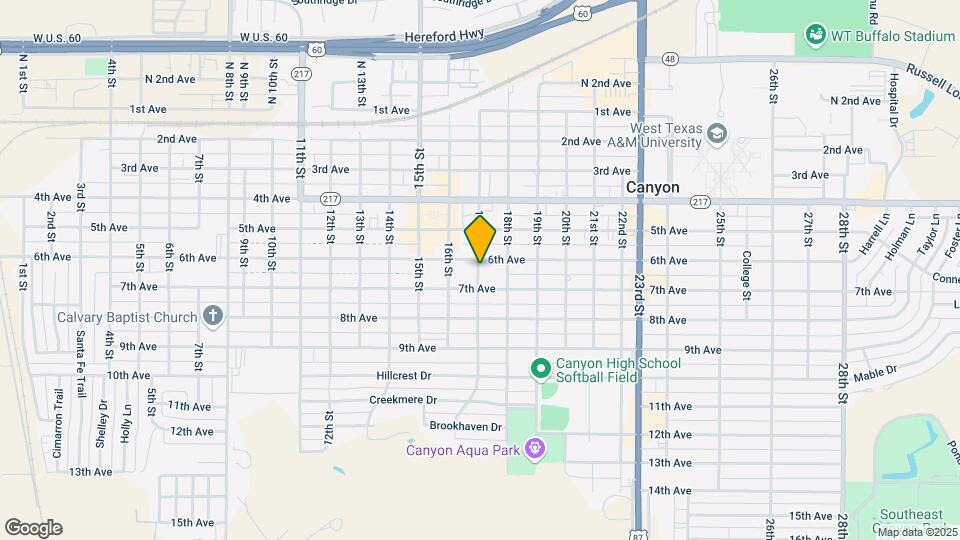 603 17th St Map and Location Details