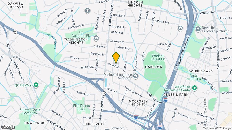 2036 Renner St Map and Location Details
