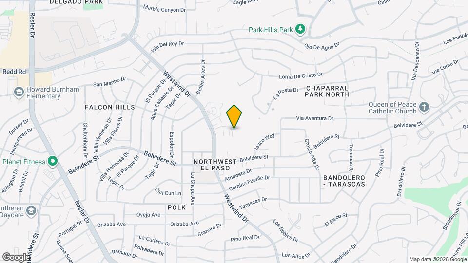 6747 Boulder Canyon Ln Map and Location Details