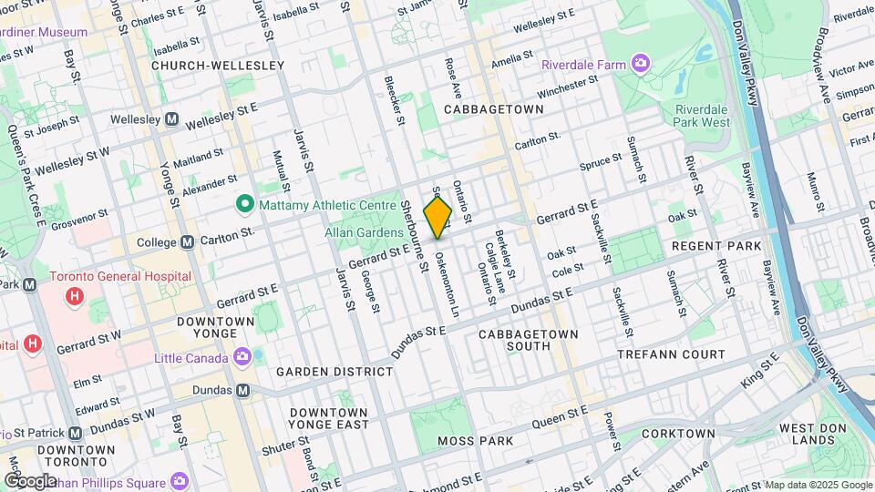 205-205 Gerrard St E Map and Location Details