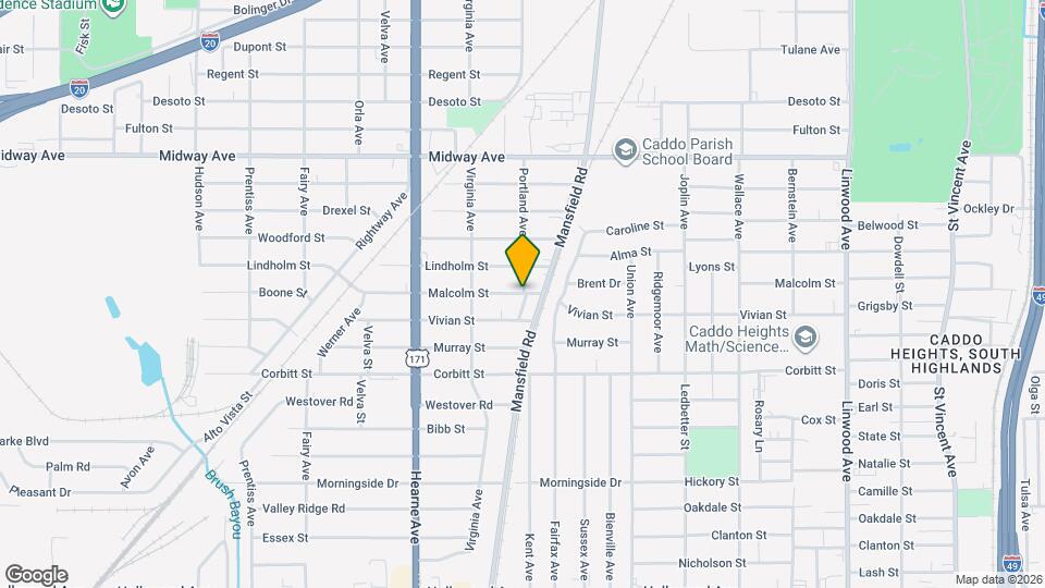 2501 Malcolm St Map and Location Details