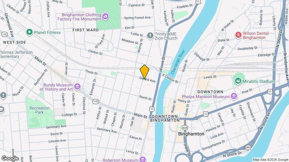 158 Oak St Map and Location Details