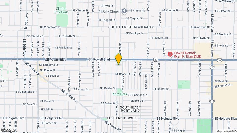 3552 SE 66th Ave Mapa y Detalles de la Ubicación