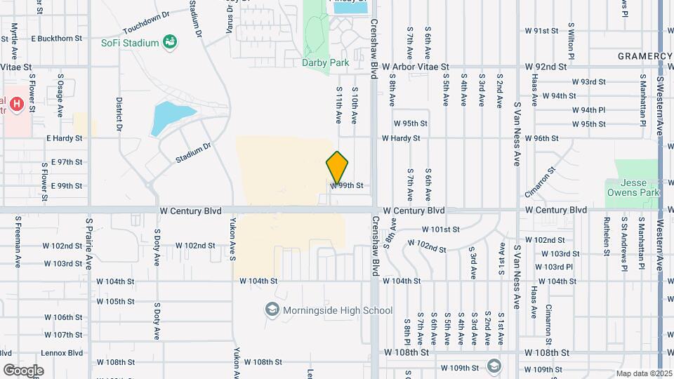 3232 W 99th St Map and Location Details
