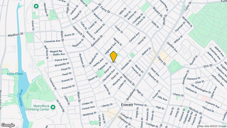 121 Hancock St, Unit 1 Mapa y Detalles de la Ubicación