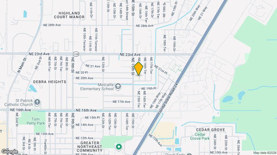 2002 NE 15th Ter Mapa y Detalles de la Ubicación