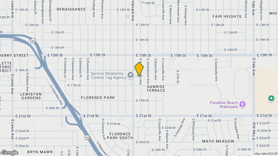 1626 S Indianapolis Ave Map and Location Details