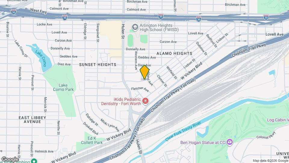 4405 Wellesley Ave Map and Location Details