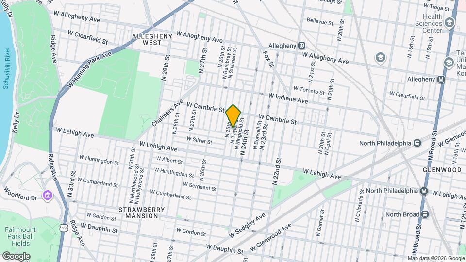 2808 N Taylor St, Unit 1R Map and Location Details